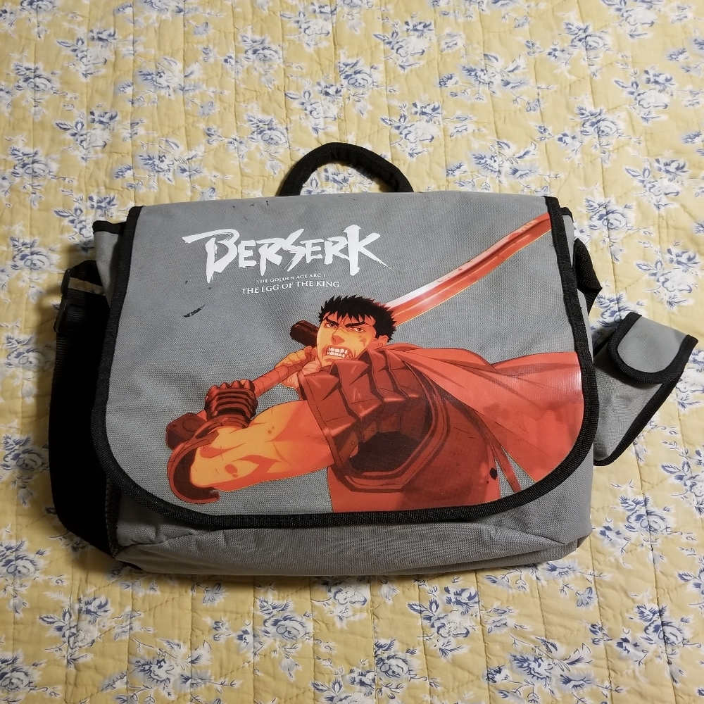 BERSERK 'Gutz' Manga / Anime Canvas Satchel